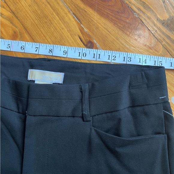 Michael Kors Women Black Slacks Pants Straight Leg Business Career 6P NWT - Picture 7 of 10